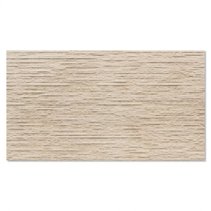 Dekor Vægflise Hellental Beige Mat 31x56 cm-0